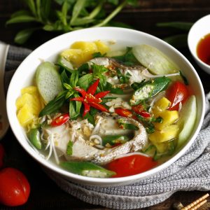 canh chua cá nhà hàng hùng hòa cửa lò
