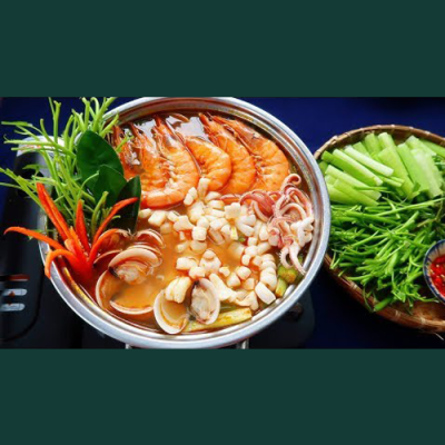 lẩu rau củ cửa lò