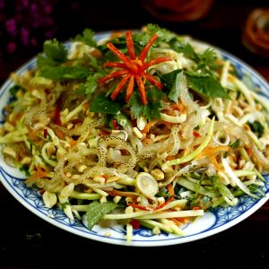 nộm sữa nhà hàng hùng hòa