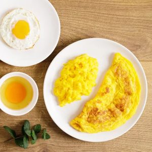 trứng chiên nhà hàng hùng hòa