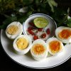 Trứng luộc nhà hàng hùng hòa cửa lò