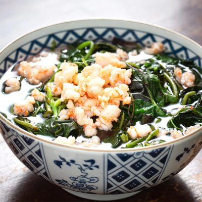 Canh rau tập tàng