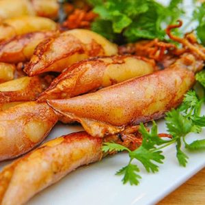 mực nháy chiên