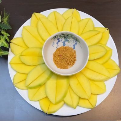 xoài xanh chấm muối